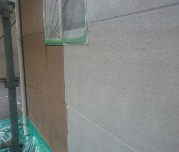 埼玉県久喜市　外壁塗装　下地処理　無機系塗料　ダイヤスーパーセランフレックス