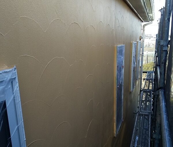 埼玉県川口市　K様邸　屋根塗装　外壁塗装　モルタル外壁の塗装　水系ファインコートフッ素 (1)