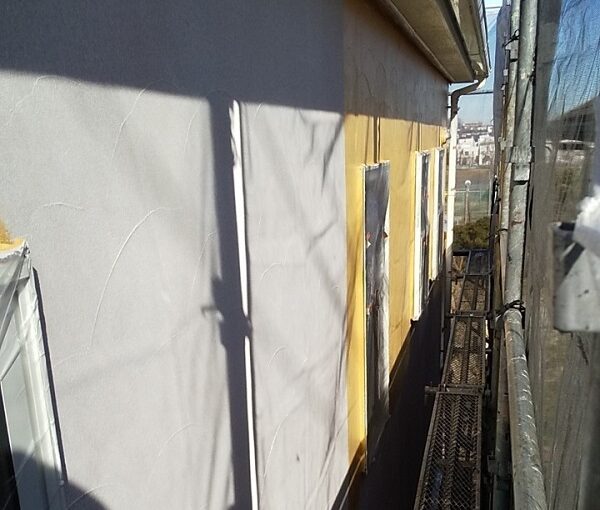 埼玉県川口市　K様邸　屋根塗装　外壁塗装　モルタル外壁の塗装　水系ファインコートフッ素 (3)