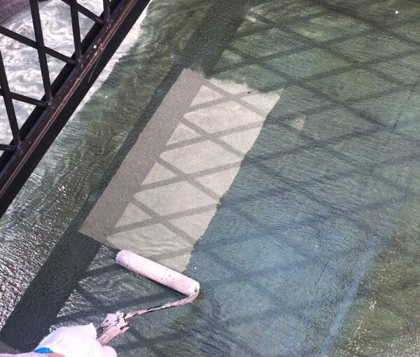 埼玉県鴻巣市　F様邸　屋根塗装・屋根カバー工法・外壁塗装　ベランダ床　防水塗料 (6)