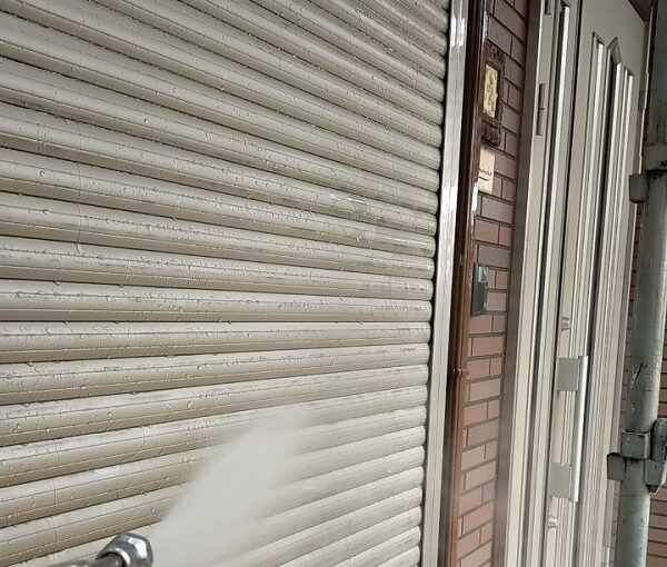 茨城県古河市　Y様邸　外壁塗装・付帯部塗装　下地処理　高圧洗浄 (9)