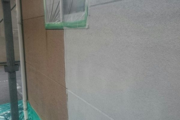 埼玉県久喜市　外壁塗装　下地処理　無機系塗料　ダイヤスーパーセランフレックス